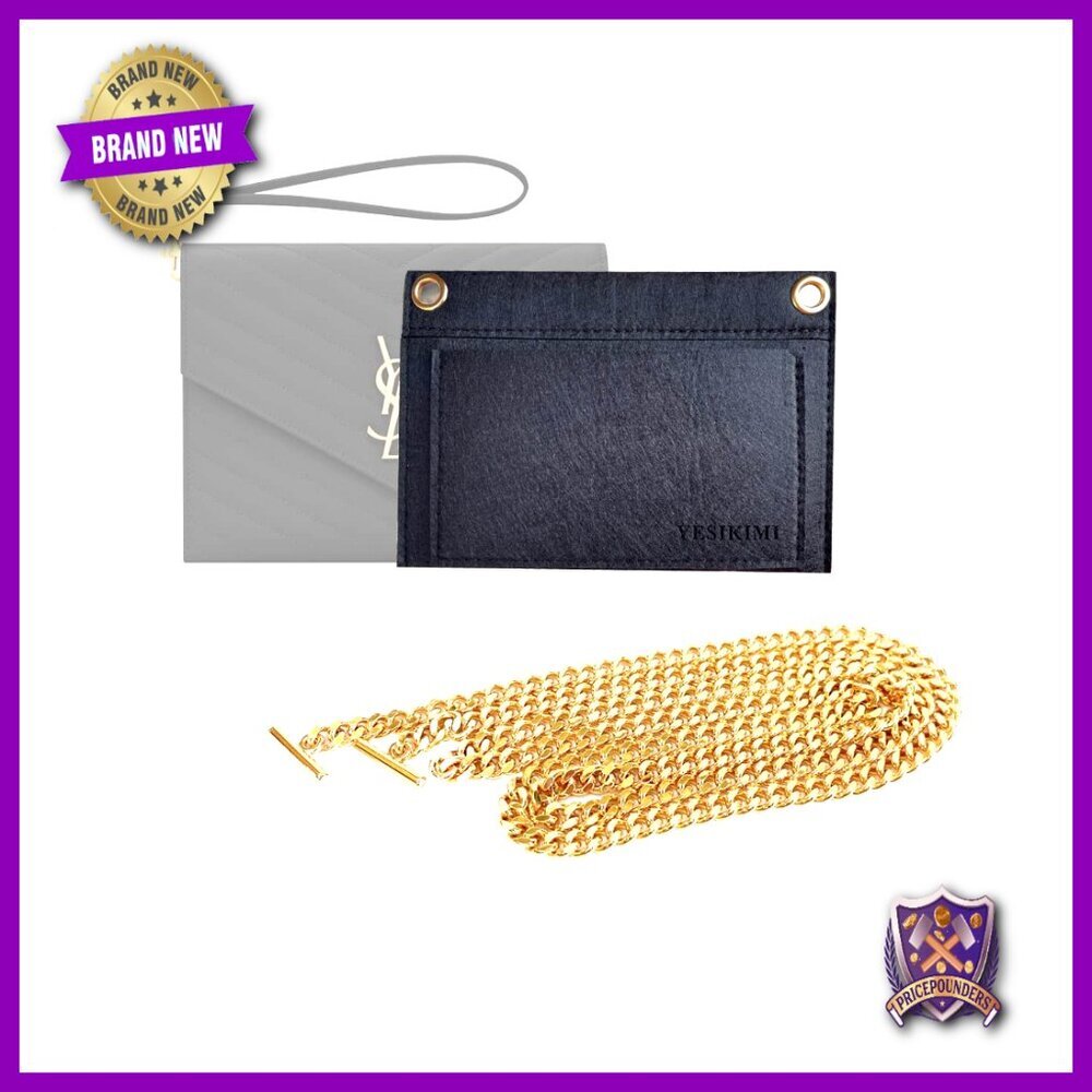 Premium Clutch Conversion Kit With Chain Strap Elegant Minimal Chic Accessory